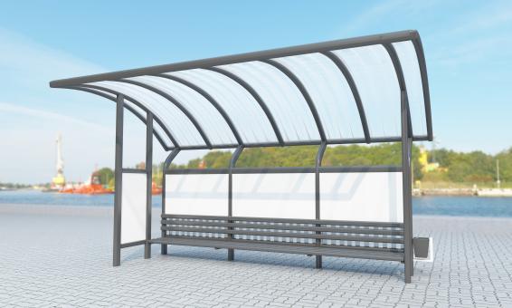 Free Stock Photo of Advertising Billboard for Bus Stop