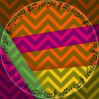 Free Stock Photo of Multicolor Cd Album Art