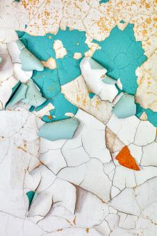 Free Stock Photo of Colorful Wallpaper Cracks