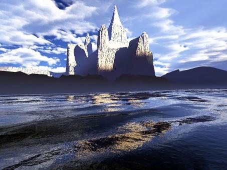 Free Stock Photo of The Rock Castle