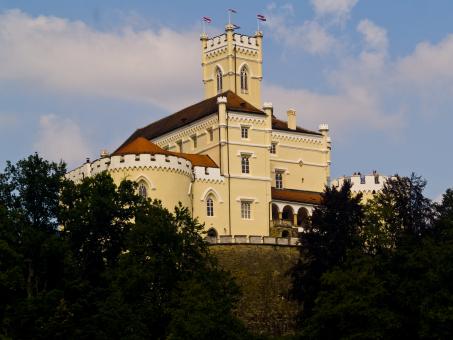 Free Stock Photo of Yellow Castle