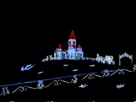 Free Stock Photo of Christmas Castle