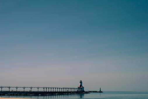 Free Stock Photo of Pier Under Blue Sky