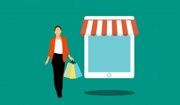 Women Online Shopping Illustration - Free Stock Photo