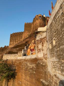 Free Stock Photo of Mehrangarh Fort Walls