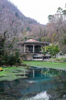 old building by the lake - Free Stock Photo