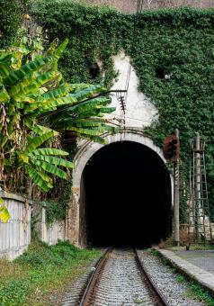 Railroad tunnel - Free Stock Photo