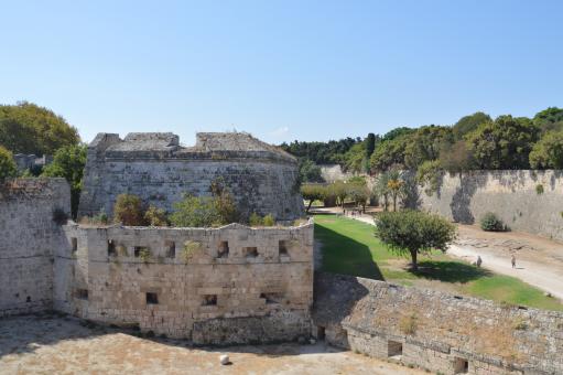 Free Stock Photo of Architecture of Old Town on Rhodos in Greece
