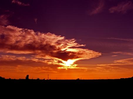 Free Stock Photo of Dusk on the Flatlands