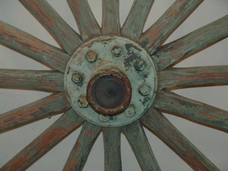 Free Stock Photo of Wagon wheel