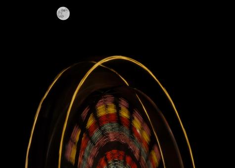 Free Stock Photo of Carnivalesque Moon