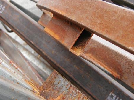 Free Stock Photo of Rusted metal bars