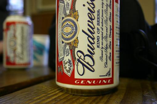 Free Stock Photo of Beer can closeup