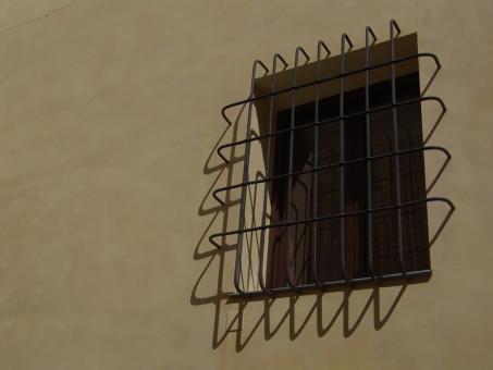 Free Stock Photo of Barricated window
