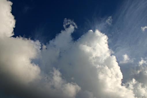 Free Stock Photo of Thick Clouds