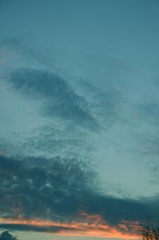 Free Stock Photo of Dark blue clouds