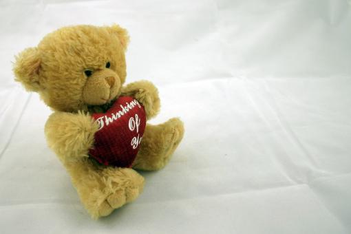 Free Stock Photo of Teddy bear on left