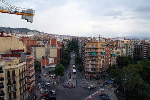 Free Stock Photo of View from top of office building - Barcelona