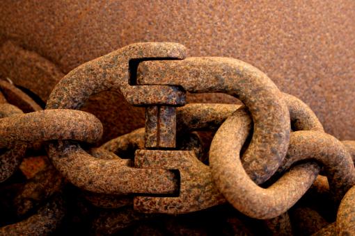 Free Stock Photo of Rusted Chains