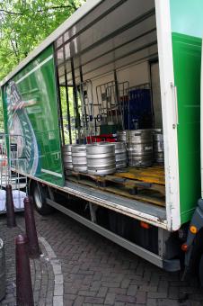 Free Stock Photo of Beer in trailer