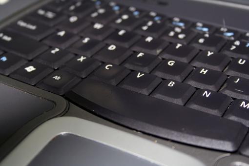 Free Stock Photo of Black keyboard