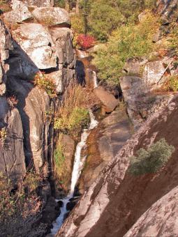 Free Stock Photo of Trickling Water Down Mountainside