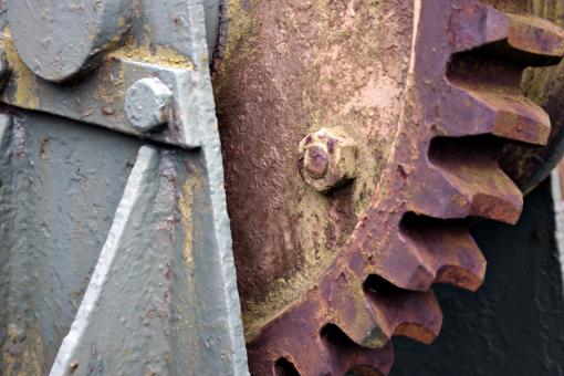 Free Stock Photo of Rusted Gear