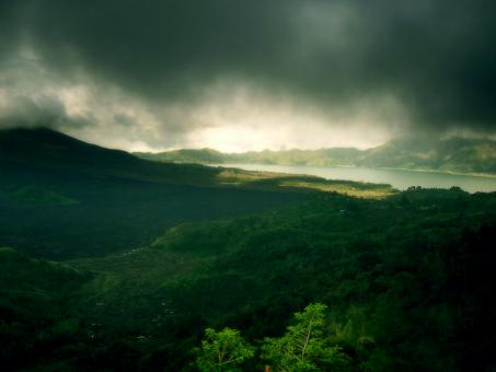 Free Stock Photo of lake batur kintamani bali