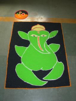 Free Stock Photo of Indian rangoli diwali