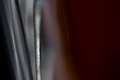 Free Stock Photo of Guitar strings closeup