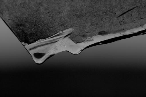 Free Stock Photo of Shattered Glass - Black and White