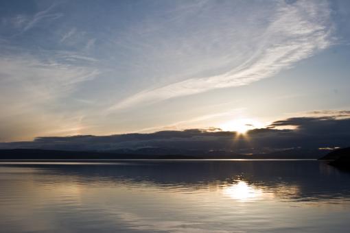 Free Stock Photo of Sunset at Thingvellir Lake in Iceland
