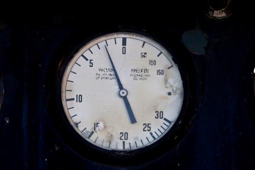 Free Stock Photo of Old Pressure Meter