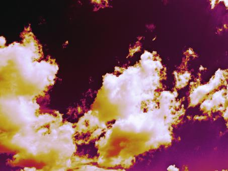 Free Stock Photo of Burning clouds