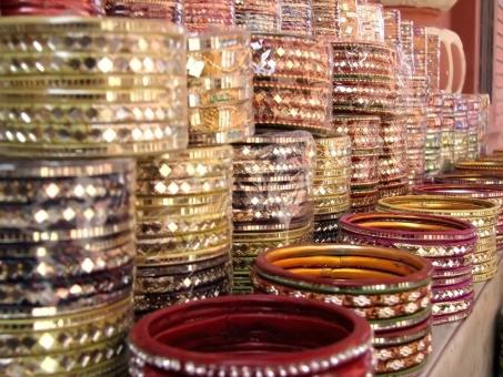 Free Stock Photo of Array of Indian Bangles