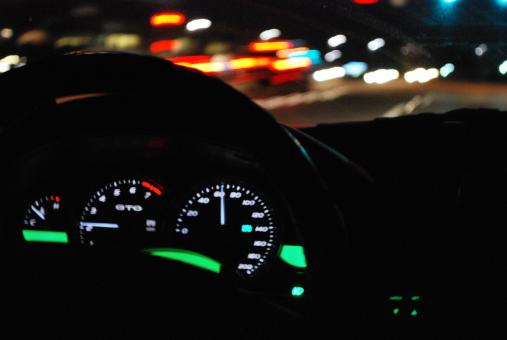 Free Stock Photo of Nighttime Speeding