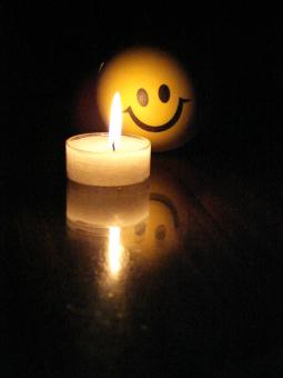 Free Stock Photo of Little candle with funny face