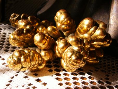 Free Stock Photo of Gold Blob