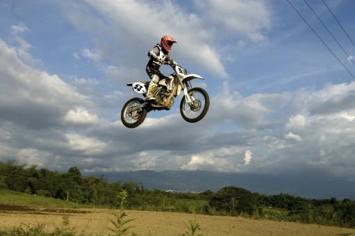 Free Stock Photo of Motocross - Mid-air