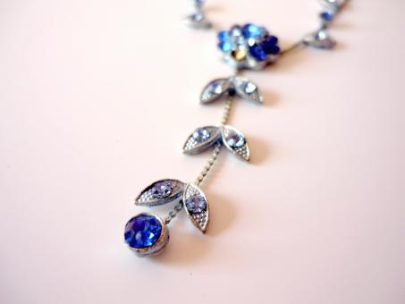 Free Stock Photo of Blue Necklace