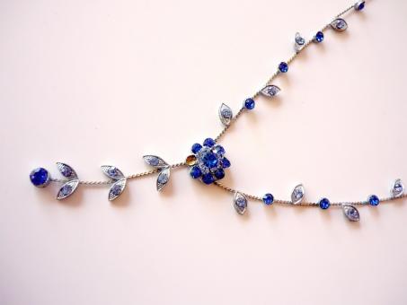 Free Stock Photo of Blue Necklace