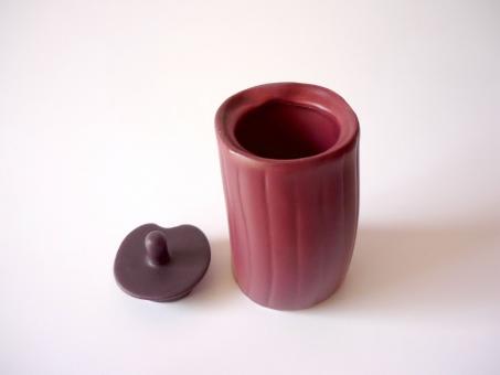 Free Stock Photo of Maroon Sugar Mug