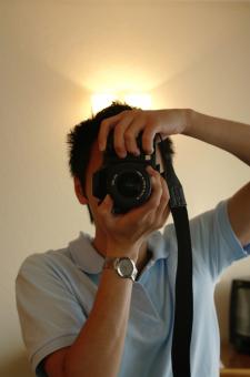 Free Stock Photo of Taking a picture with a camera
