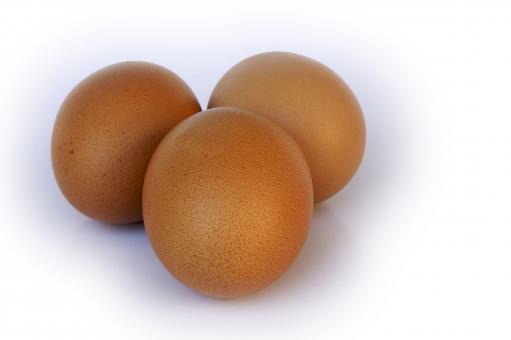 Free Stock Photo of Three eggs