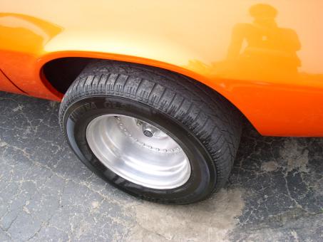 Free Stock Photo of Orange Maro Wheels