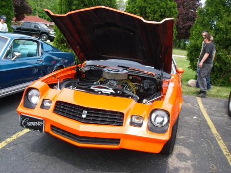 Free Stock Photo of Orange Maro Engine