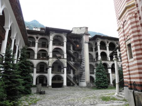 Free Stock Photo of Rila Monastery in Bulgaria.