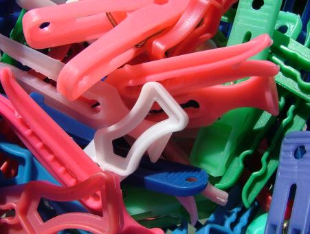 Free Stock Photo of Clothes Pegs