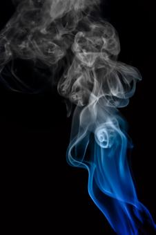 Free Stock Photo of Gray and Blue Abstract Smoke
