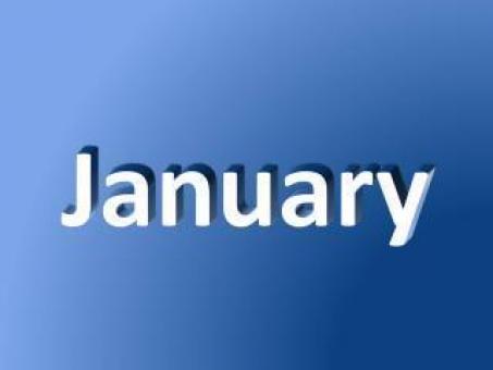 Free Stock Photo of Blue Frost Calendar
